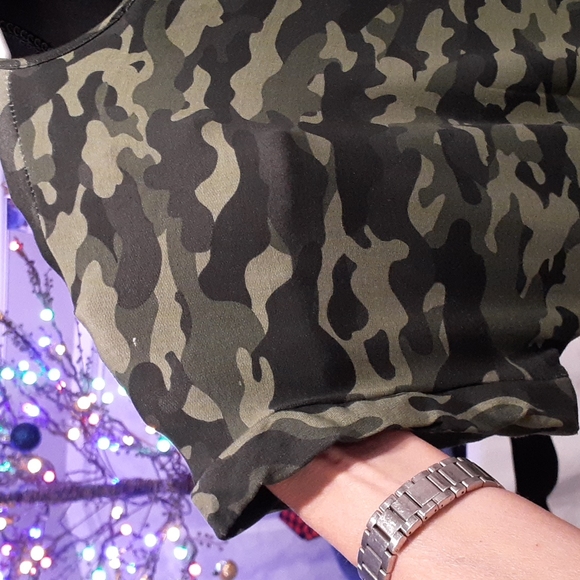 NWT Lea & Viola Green Camo Romper - Picture 8 of 13